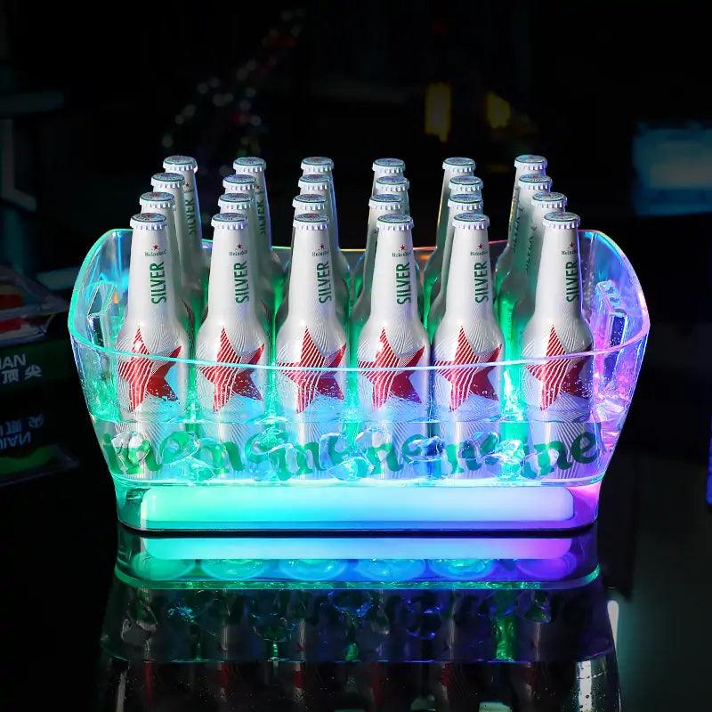 24-bottle capacity voice-activated Yuanbao acrylic ice bucket - WILON